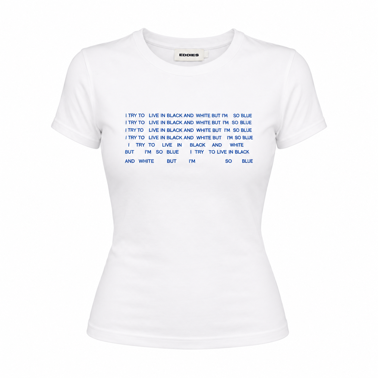 Living in Blue Tee