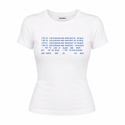 Living in Blue Tee