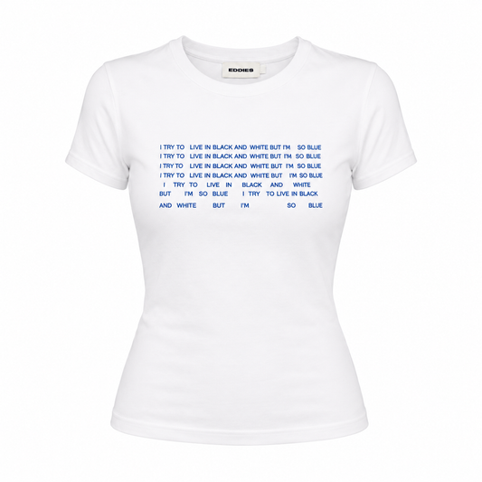 Living in Blue Tee