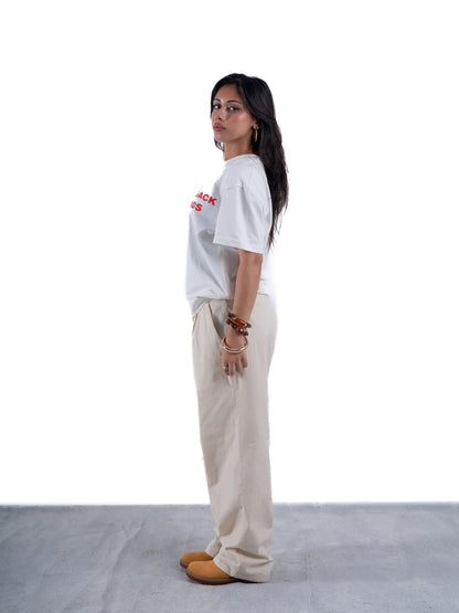 Beige Summer Pants